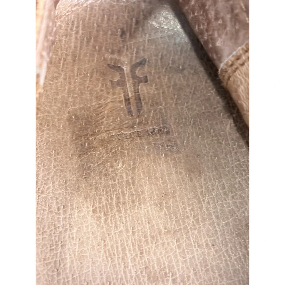 Frye Brown Nubuck Slip-On Flats Minimal Euro Comfort Travel 8M‎